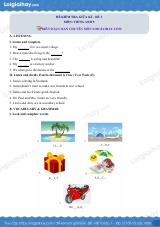 Đề thi giữa kì 1 Tiếng Anh 5 - Đề số 1